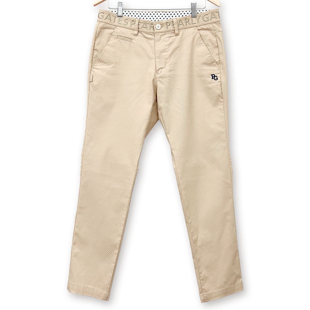 パーリーゲイツ ストレッチパンツ サイズ5 ベージュ 春夏 - メルカリ