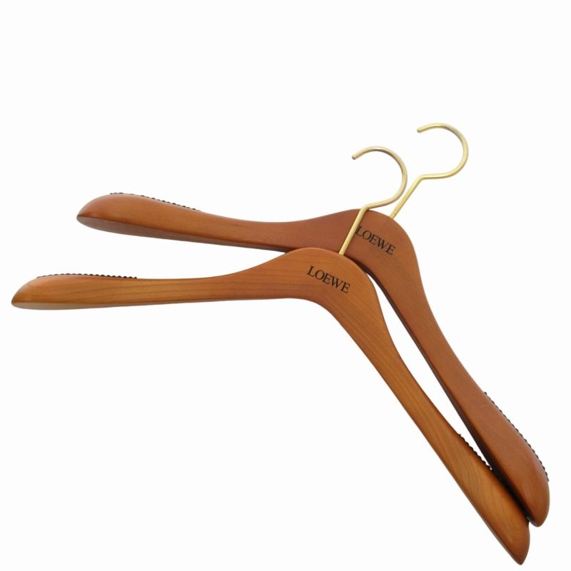 ロエベ LOEWE ハンガー2点セット 家具 インテリア 茶 ブラウン /FF 0901
