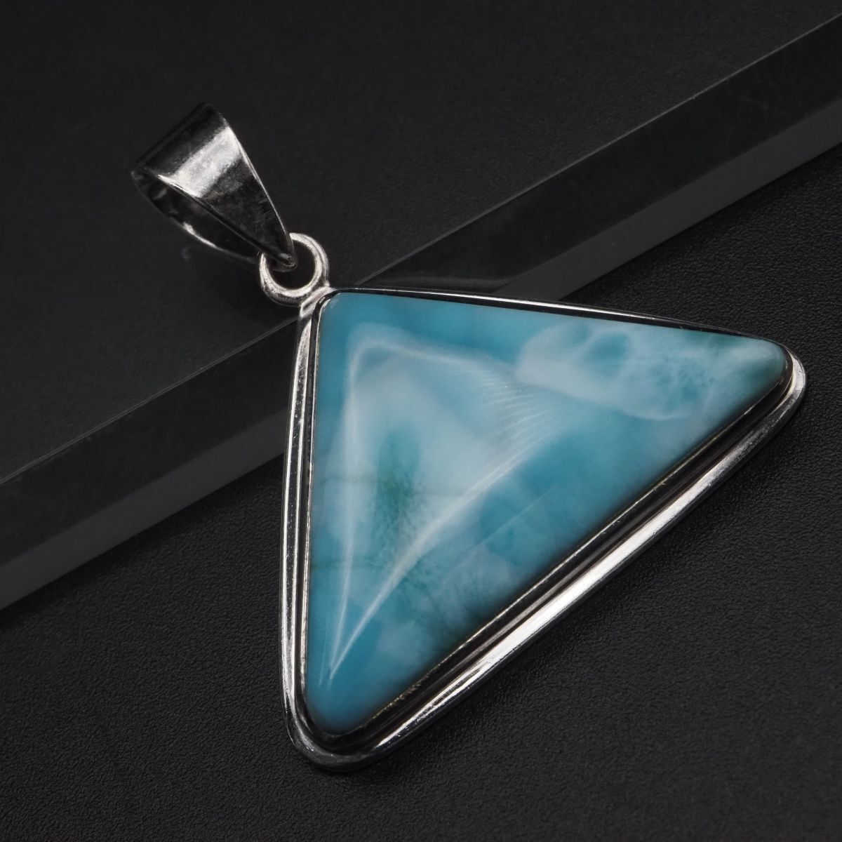 G747 ラリマー 925 VG刻印 ペンダント トップ デザイン シルバー チャーム ヘッド