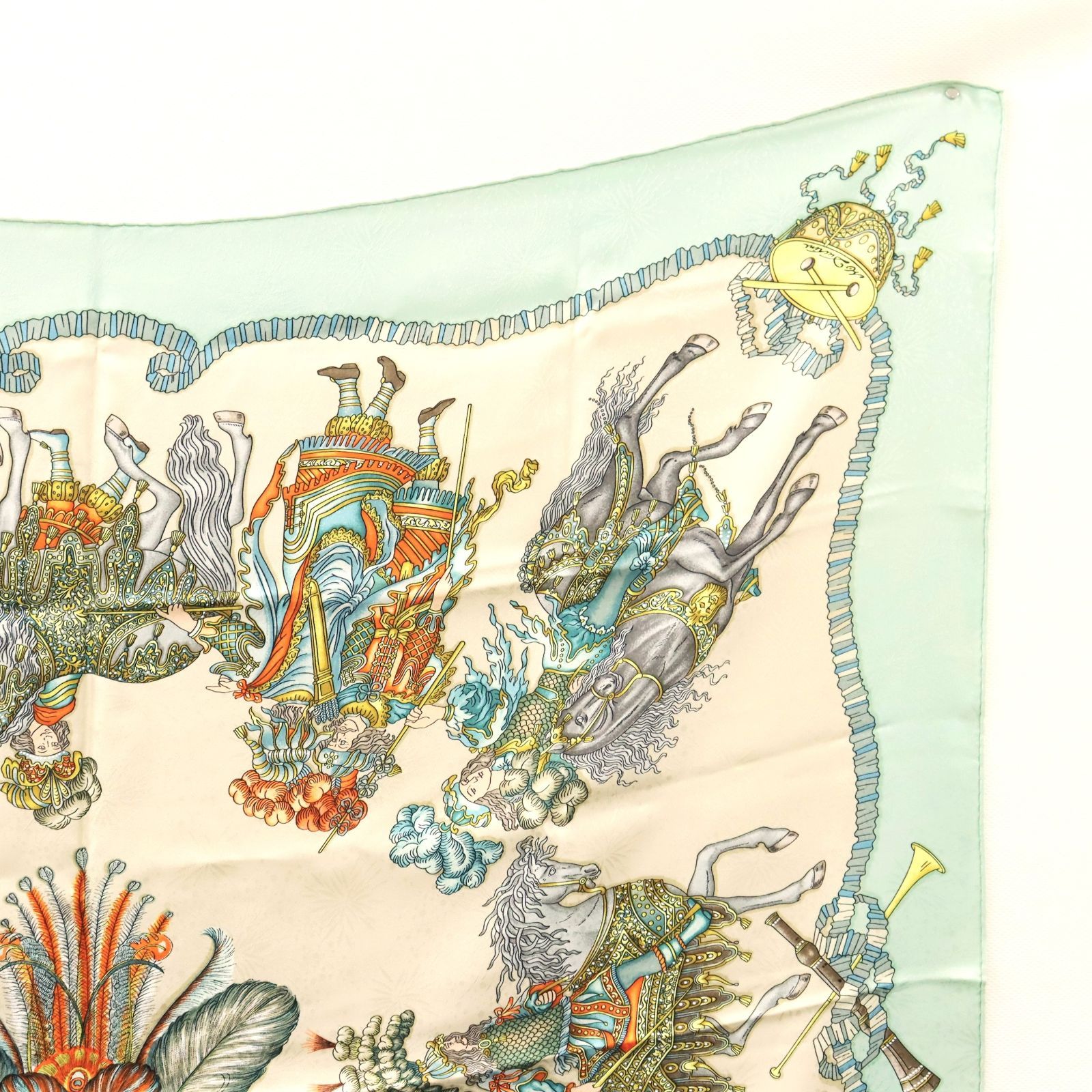 HERMES エルメス カレ90 太陽王の祝典 LES FETES DU ROI