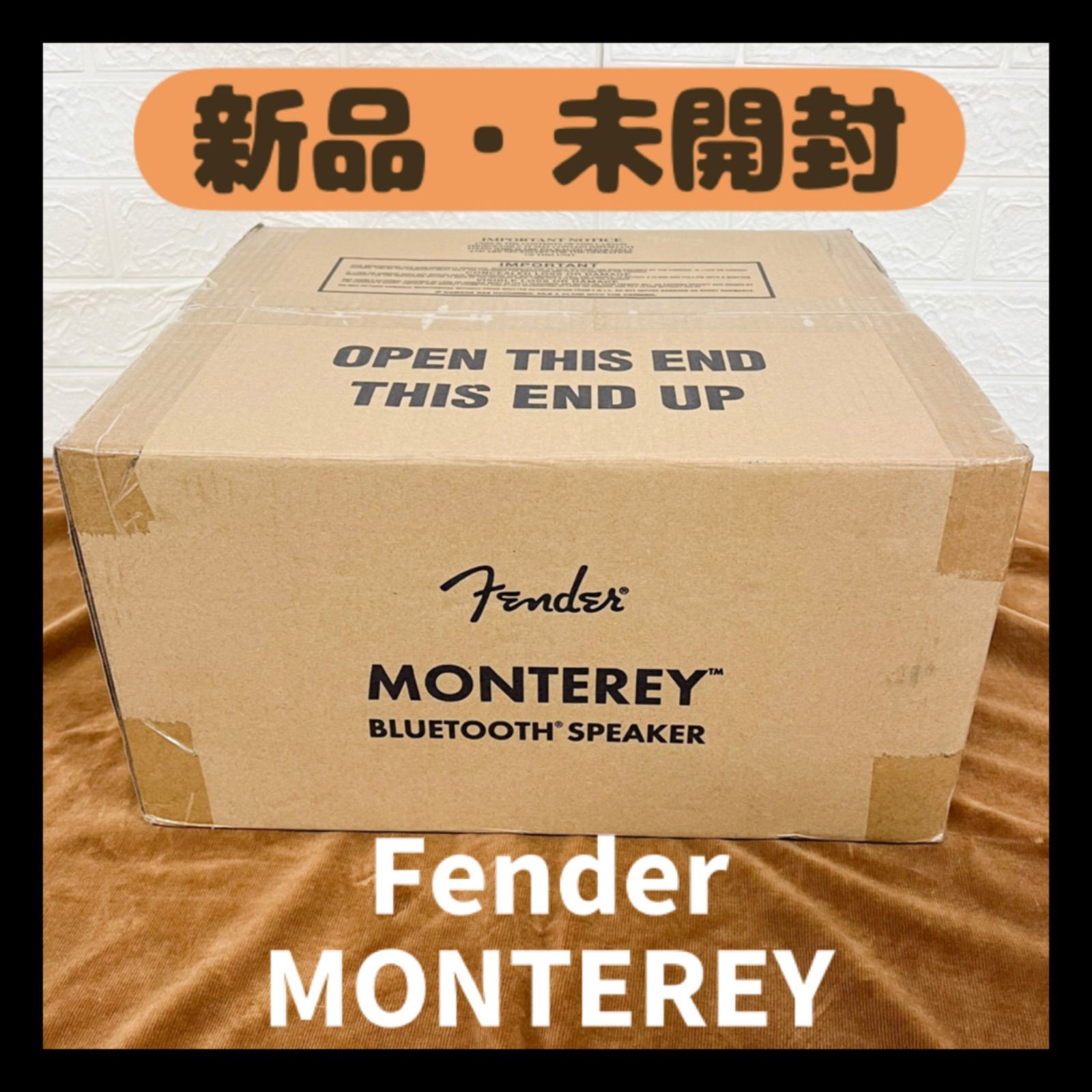 新品・未開封】Fender Monterey Bluetooth Speaker Black フェンダー