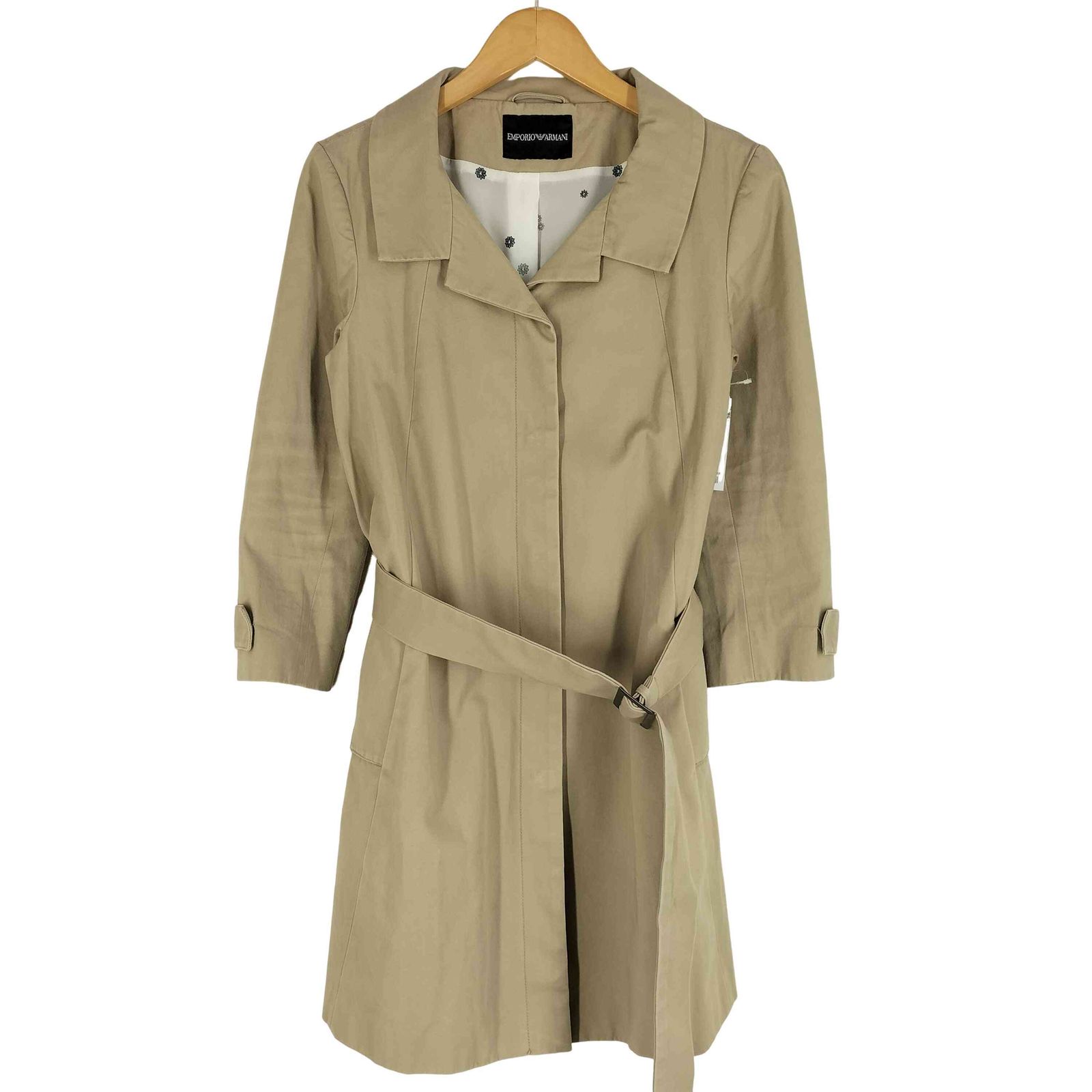 エンポリオアルマーニ EMPORIO ARMANI ベルト付き 比翼ショート