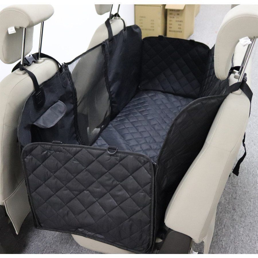 【小型車・軽自動車向け】ドライブシート ペット用 後部座席シート 車用 カーシート 座席シートカバー 防水グッズ 小 中型犬 猫 ドライブ 車のシート 汚れ防止 FODe944