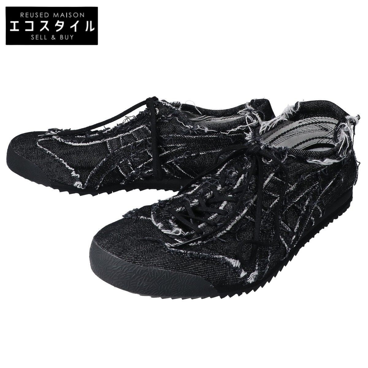 onitsuka tiger オニツカタイガー 【美品】1183C310 MEXICO 66 SD デニム ローカット スニーカー 25.5cm