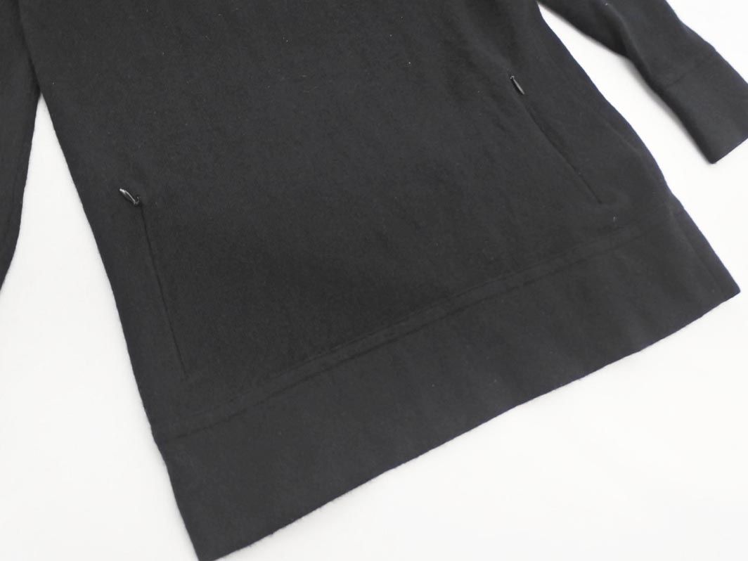 極美品 23SS セオリーリュクス 38 Dover Dane ペプラムパーカー theory luxe セオリーリュクス ウール混 ポケット ニット プル