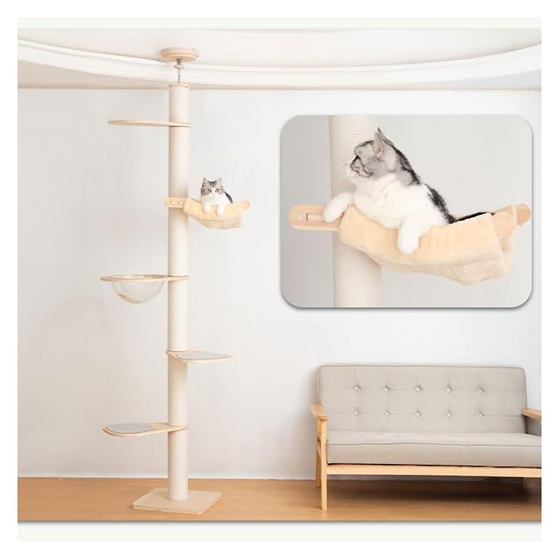 キャットタワー 突っ張り