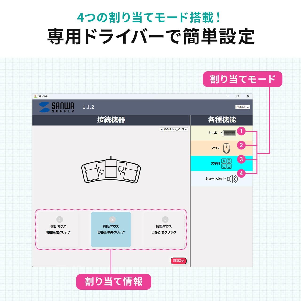 サンワダイレクト フットペダル