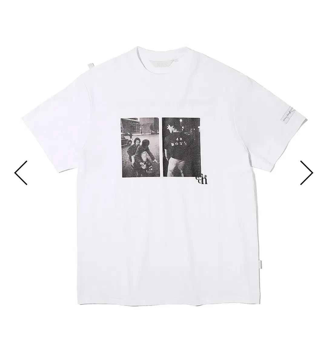 【雷市場（ポンジャン）商品韓国直送】 Fetch Sunday フェッチ レリー・クラーク 半袖Tシャツ