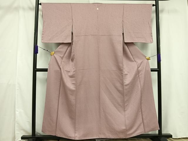 平和屋着物＊夏物 男性 色無地 絽 薄花色 正絹 逸品 AABA5588sx 平和屋  