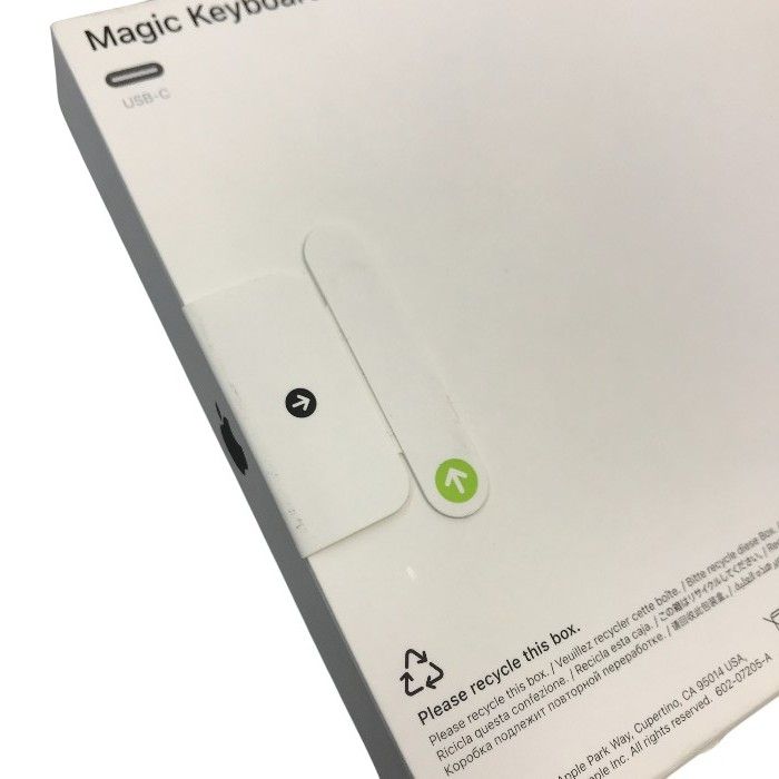 Apple - Apple Magic Keyboard ホワイトキー シリコン搭載 Macモデル用 Touch ID搭載 Bluetooth ワイヤレス MXK73J/A 中古 T1 Apple シリコン搭載Macモデル用 Touch ID搭載 Magic Keyboard