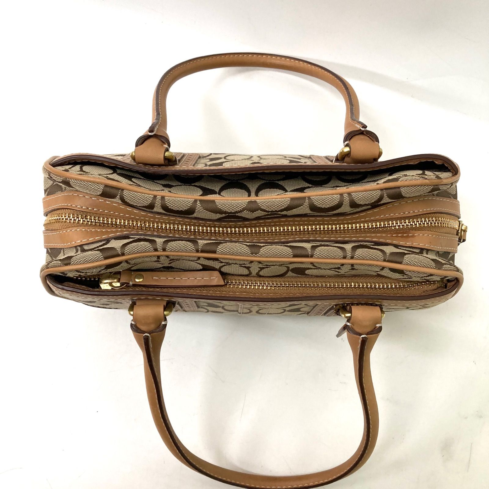 COACH】コーチ ハンプトンズ サッチェル ハンドバッグ
