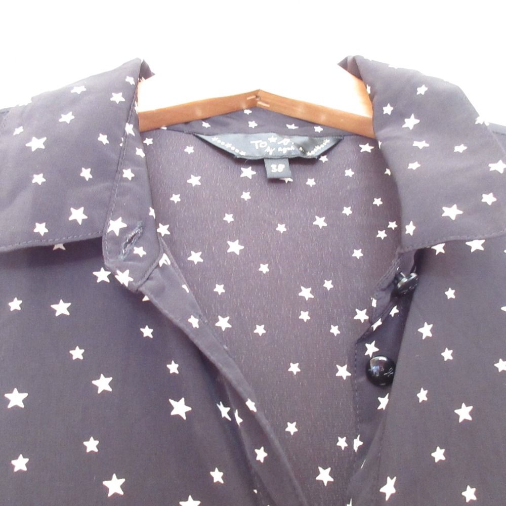 美品♪ アニエスベー 星柄オールインワン ブラック つなぎ To b. by agnès b. - 美品♪ アニエスベー 星柄オールインワン