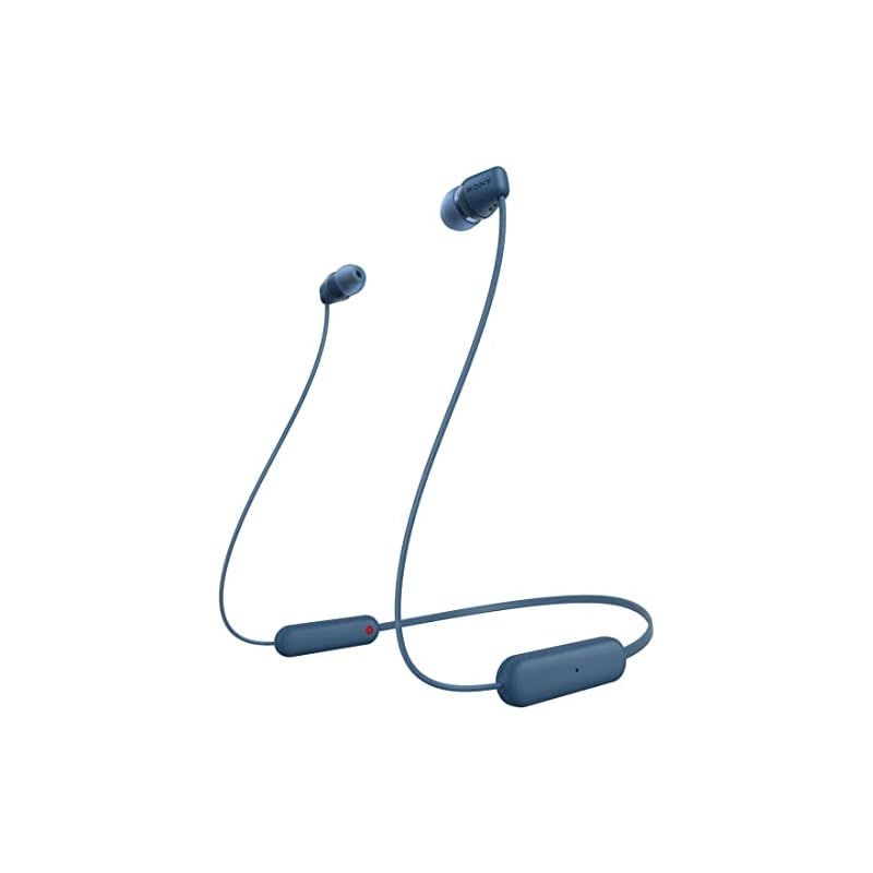 ソニー ワイヤレスイヤホン WI-C100:Bluetooth対応/25時間