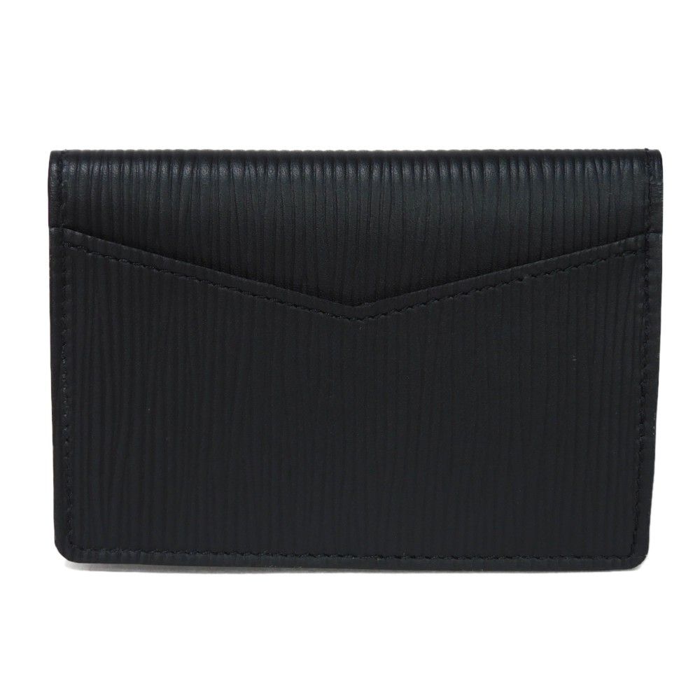 ルイヴィトン名刺入れエピ黒ブラックオーガナイザードゥポッシュ現行品