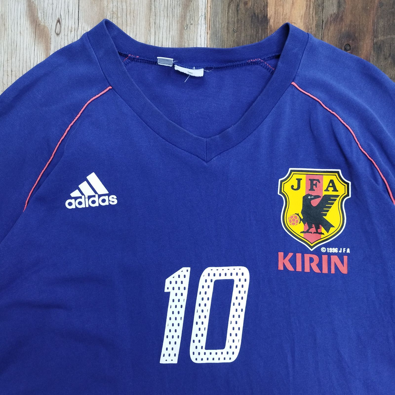 【激レア】日本代表 99/00 プラクティスシャツ キリン 練習着 アディダス 激レア】日本代表 99/00 プラクティスシャツ キリン 練習着