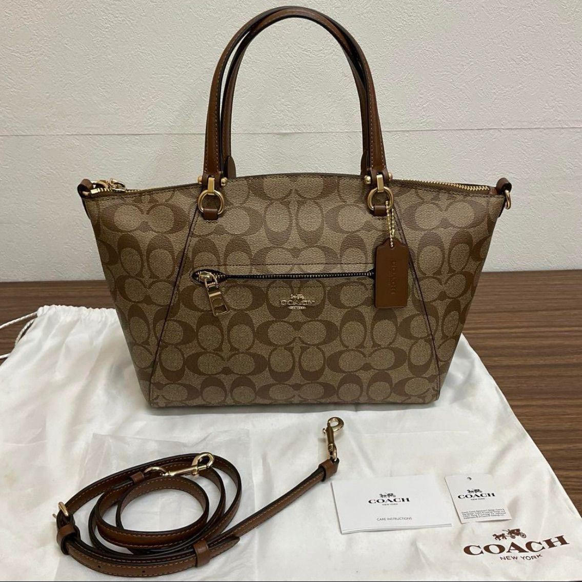 ◎ 【未使用保管品】COACH コーチ ハンドバッグ シグネチャー F79998 
