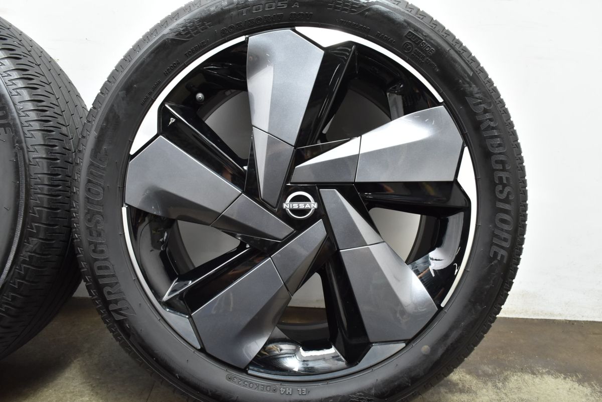 品質保証！ 製 バリ溝 ニッサン オーラ 純正 17in 6.5J 40 PCD100 ブリヂストン トランザ T005A 205 50R17 ノーマル戻し 交換用等に 【新品通販】