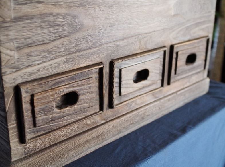 総桐造り小型火鉢ローテーブル