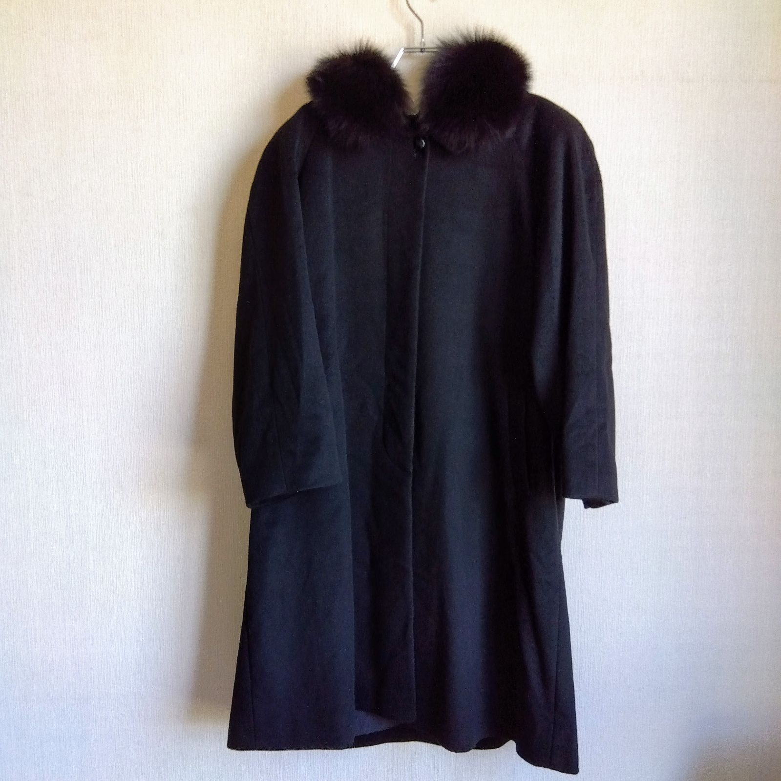 Emchariotエンチャリオット ロングコート カシミア　ブルーフォックス Emchariotエンチャリオット ロングコート カシミア ブルー