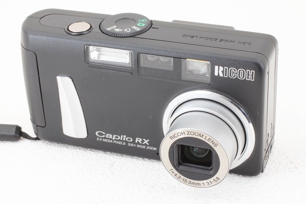 RICOH CAPLIO R6 コンパクトデジタルカメラ ブラック RICOH リコーCaplio R6ブラック デジカメ 【公式通販】