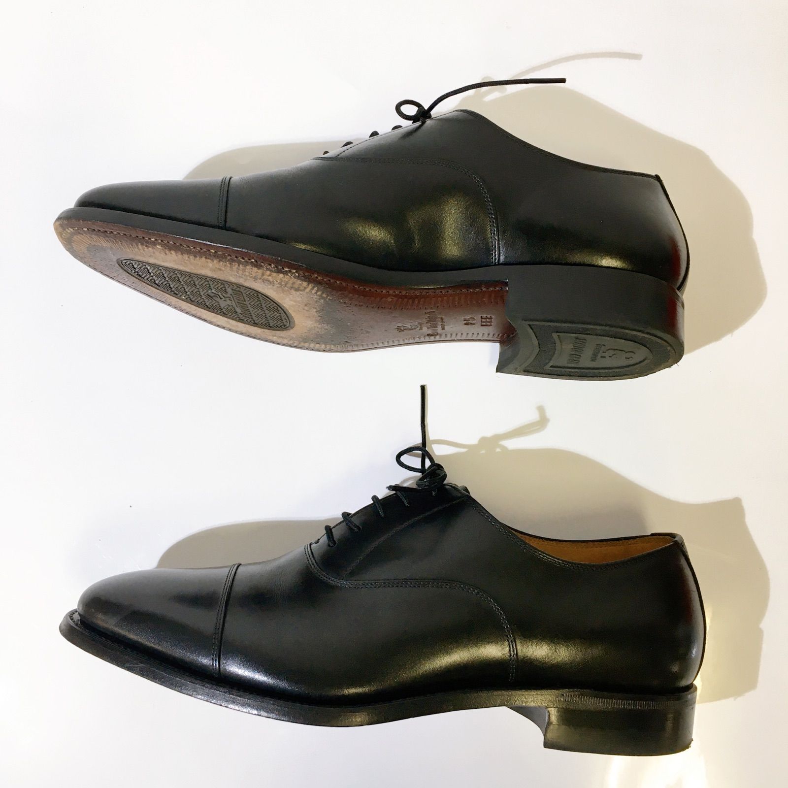 SCOTCH GRAIN スコッチグレイン ストレートチップシューズ ブラック 