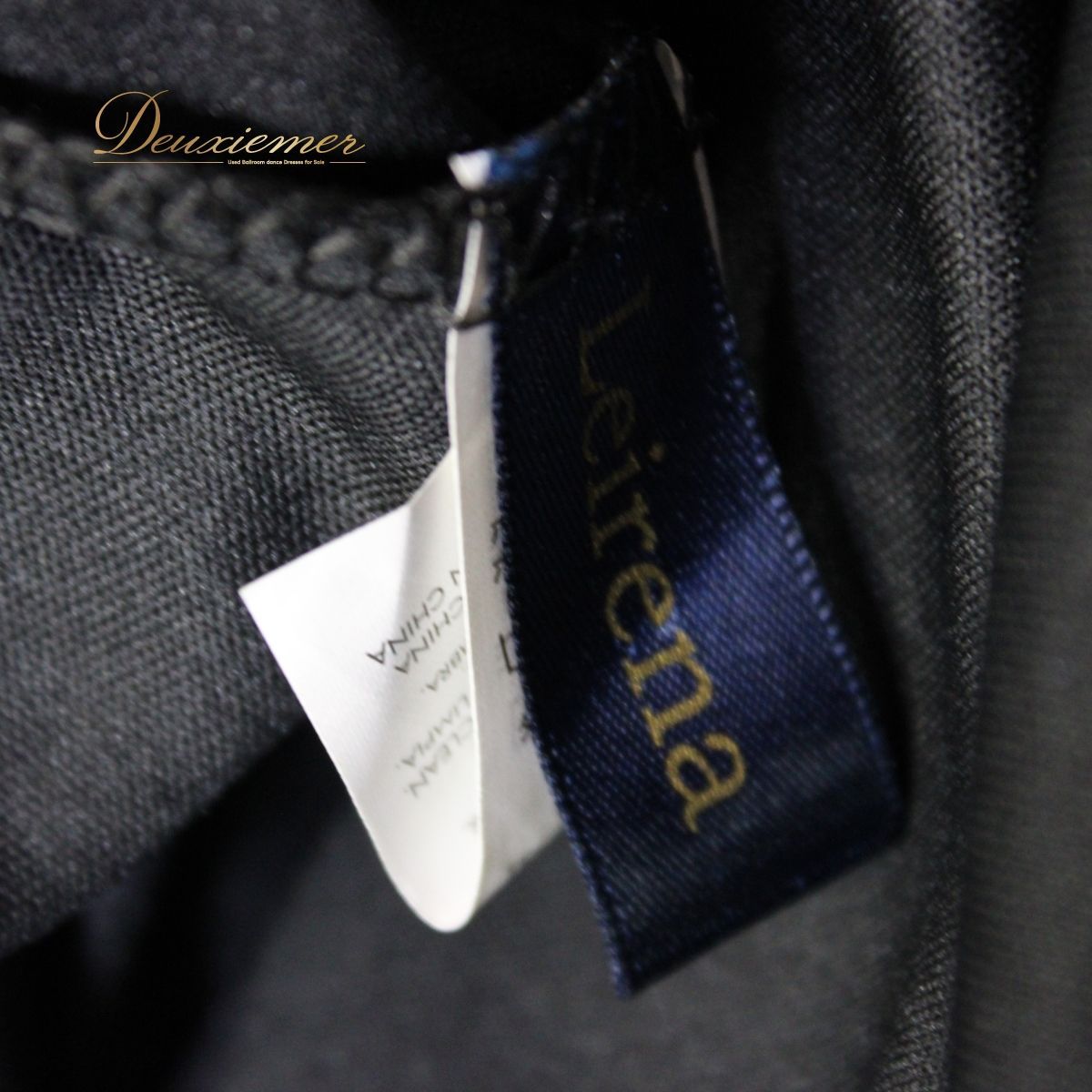 【美品 社交ダンス衣装】ワンピース ドレス leirena レイリーナ 黒 ブラック フロート 赤 青 紫 レッド ブルー パープル 長袖 美品 社交ダンス衣装】ワンピース ドレス leirena レイリーナ 黒