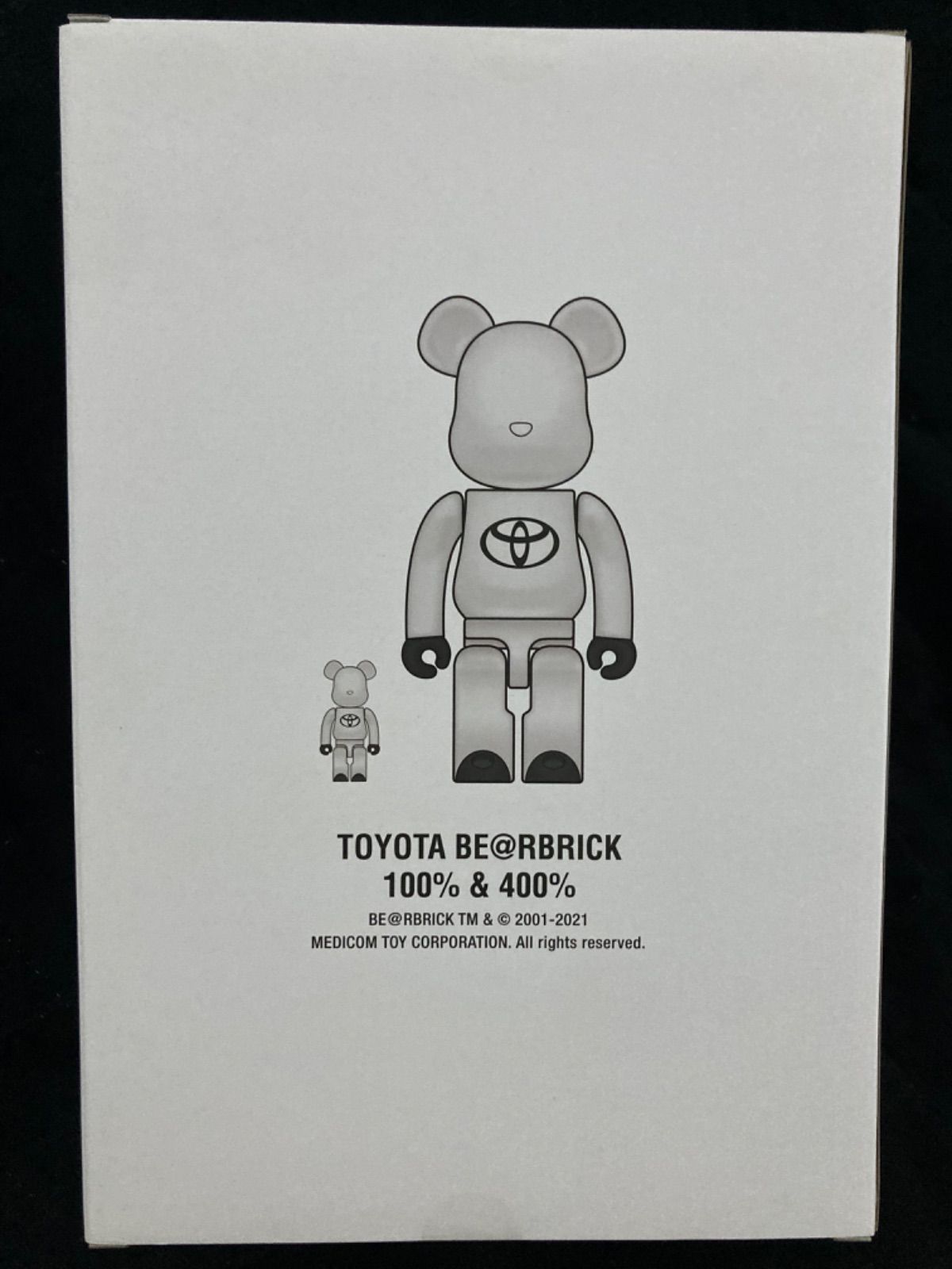 完全生産限定盤 ☆BE@RBRICK TOYOTA トヨタ400% ベアブリック ホワイト ...