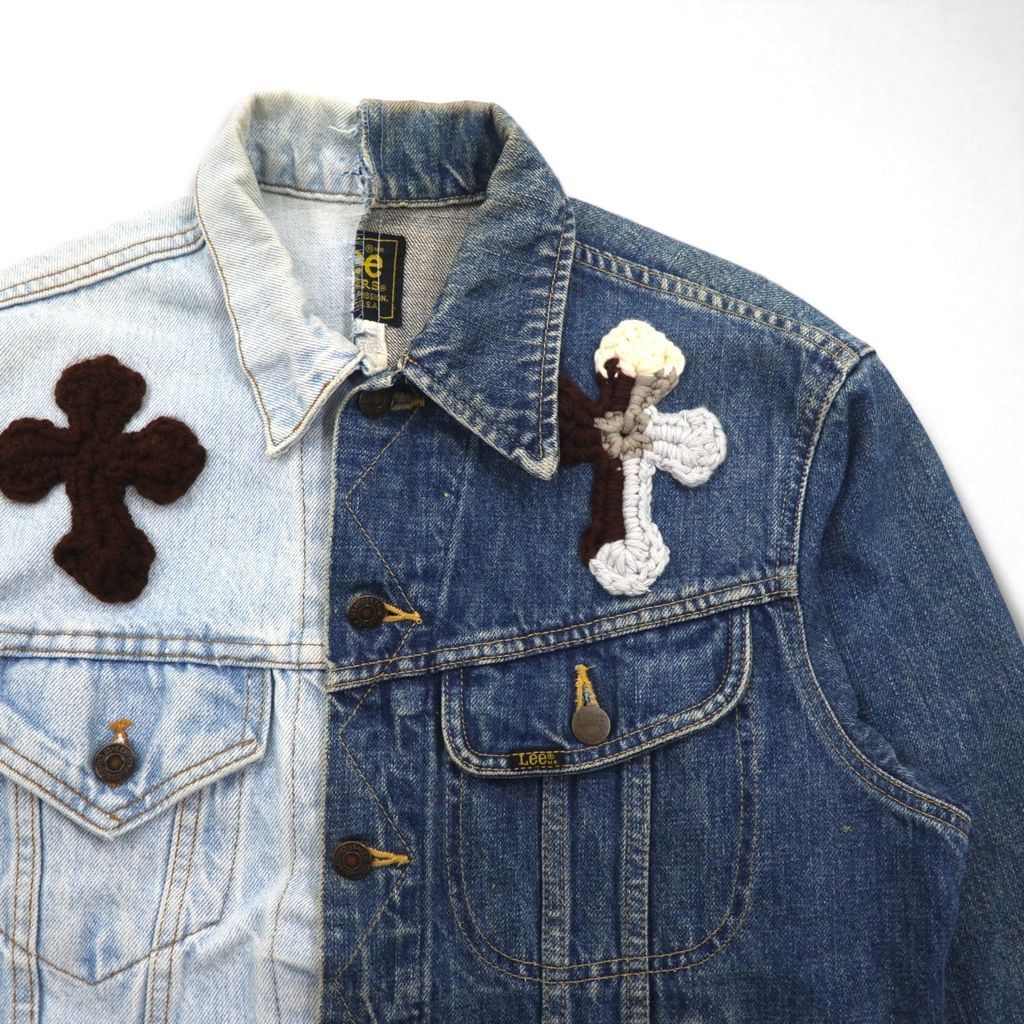 Y.A.R.N. × 90s Lee Riders リメイク 再構築 ニット クロス