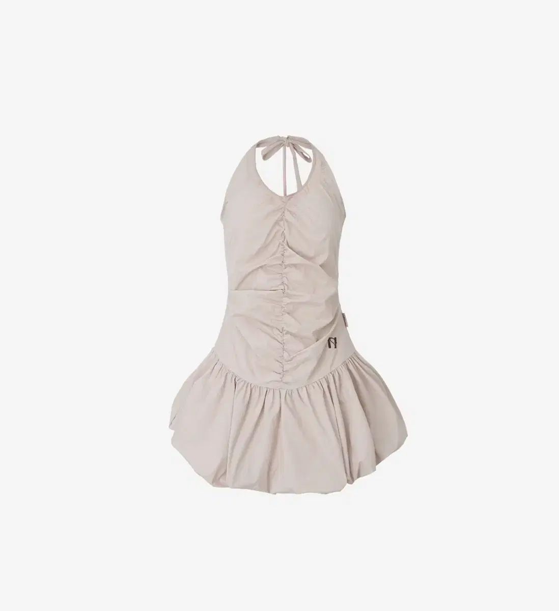 Newalrin Balloon shirring sleeveless Dress