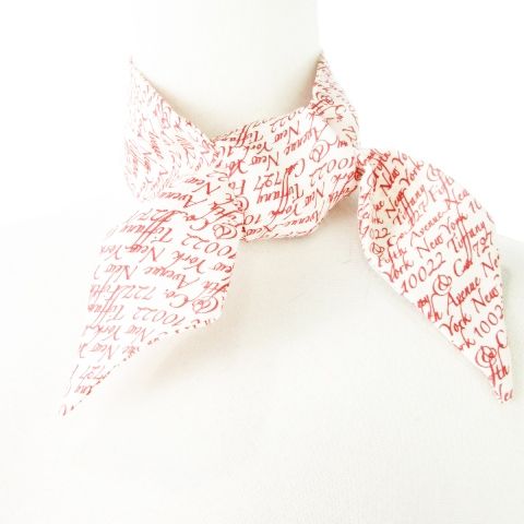 今だけ価格 Tiffany & Co. シルクスカーフ ミニ ティファニー