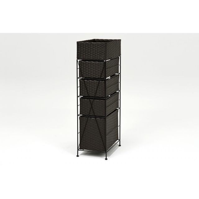 萩原 Hagihara RAN-2421DBR ランドリー 新生活 インテリア 家具おしゃれ