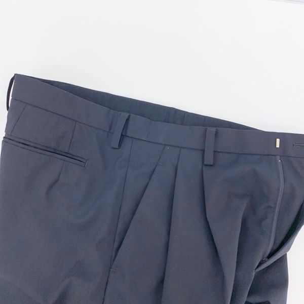 kolor カラー  16AW ベルベットジップヘムスラックスパンツ ネイビーM kolor カラー 16AW ベルベットジップヘムスラックスパンツ ネイビーM