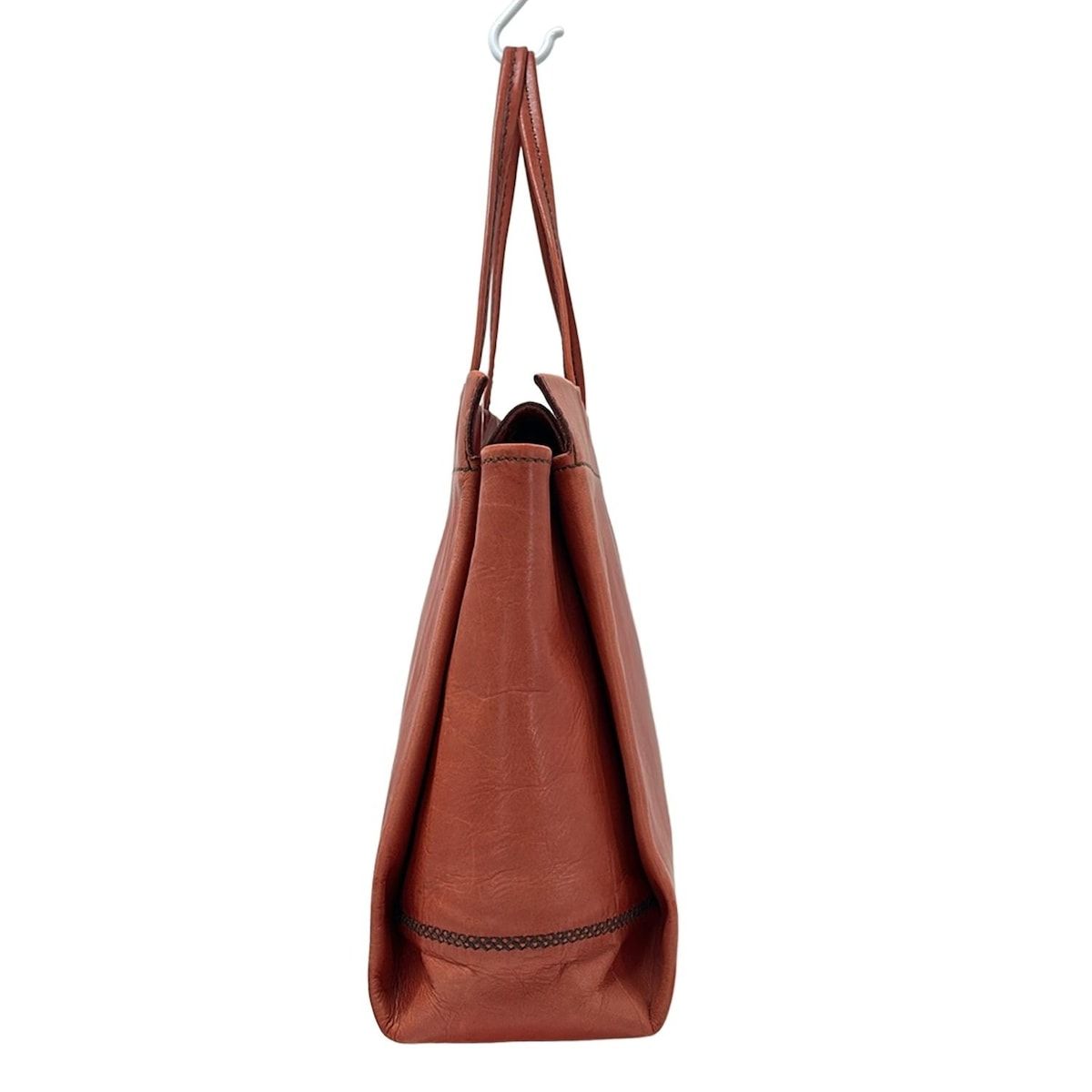 HENRY CUIR(アンリークイール) トートバッグ - レッド レザー アンリー