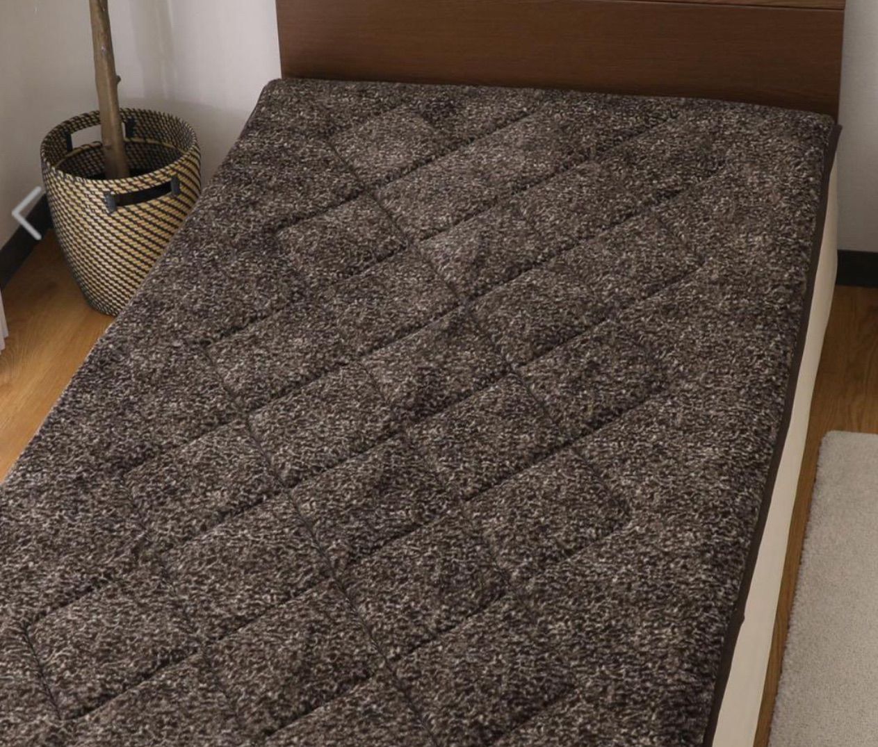 ダブル ロマンス岩盤浴 天然鉱石蓄熱効果 ふわふわボア敷きパッドロマンス小杉 MARWIL-DEMENAGEMENTS_CH