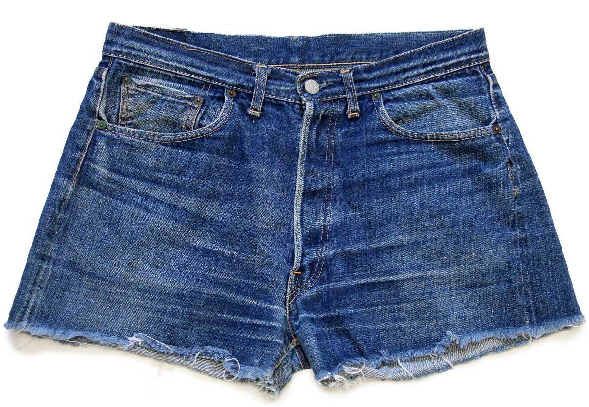 60s USA製 LEVI'Sリーバイス 501 BIGE Sタイプ カットオフ
