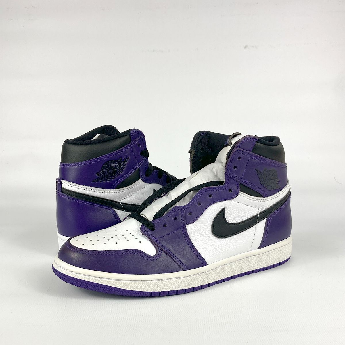 靴 Nike Air Jordan1 OG CourtPurple 27cm US9 Air Jordan 1 High Zoom CMFT Basketball Crater Purple CT0978