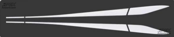 レクサス RZ450e 2025- サイドドアモール ガーニッシュ ドレスアップ 左右6P