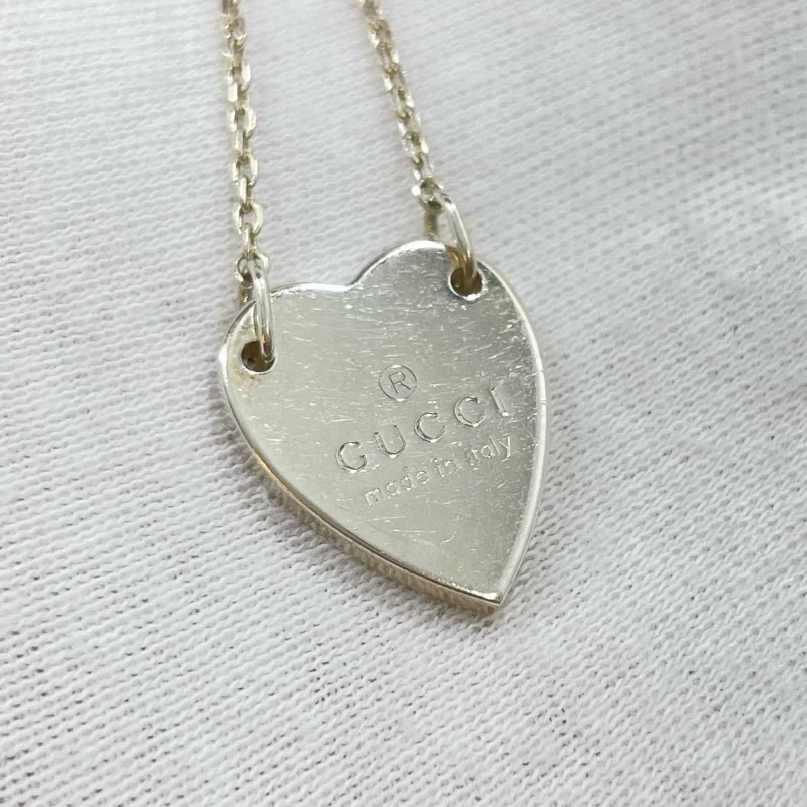 GUCCI グッチ トレードマーク ハート プレート ブレスレット