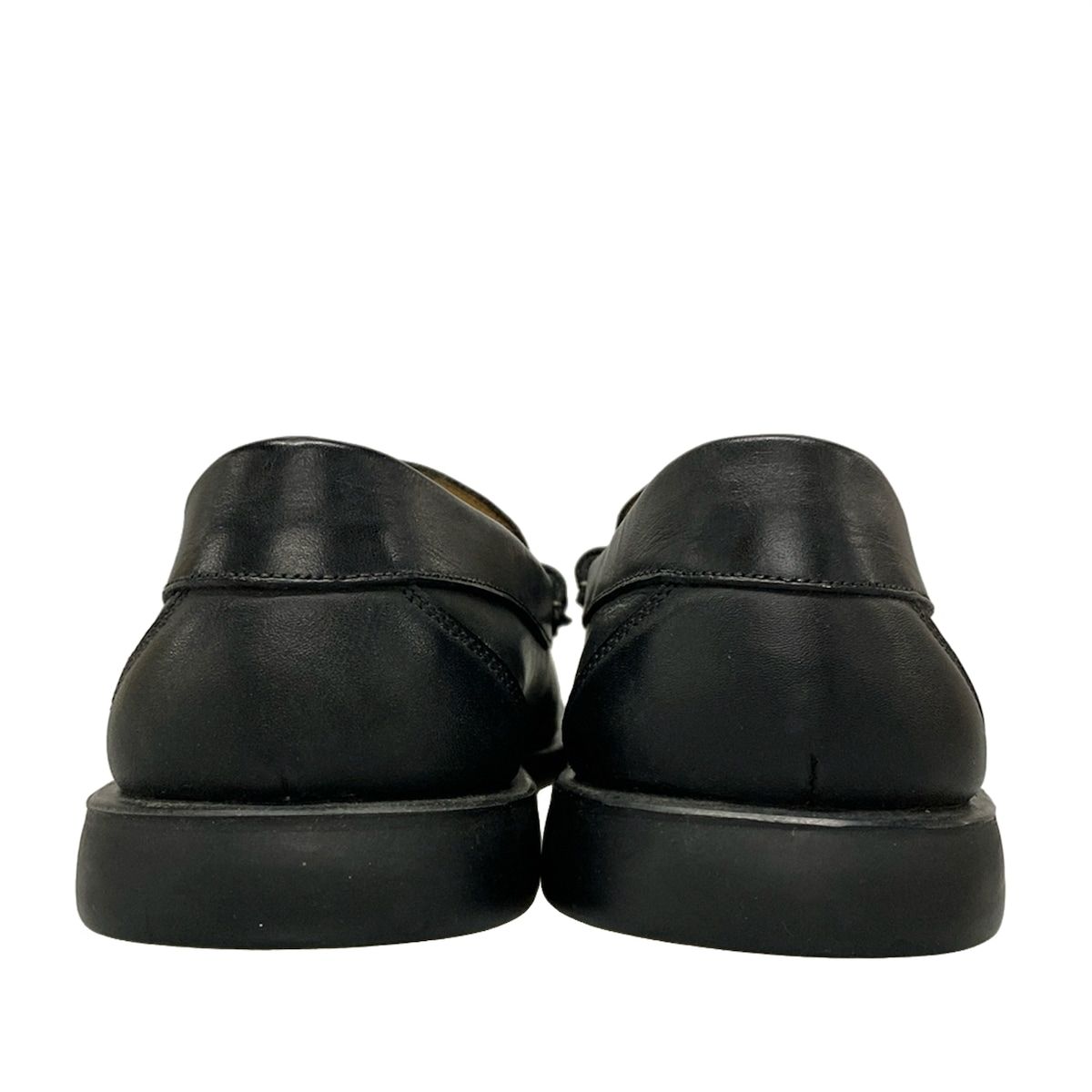 FERRAGAMO 黒 レザー ローファー 7.5 ブラックレザー ローファー