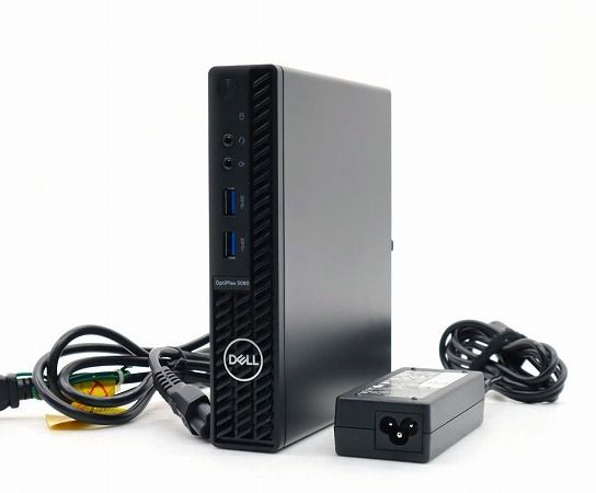 DELL OptiPlex 3080 Micro Core i3-10105T 3GHz 8GB 256GB(新品NVMe SSD) HDMI/DisplayPort/アナログRGB出力 Windows11 Pro 64bit 中古
