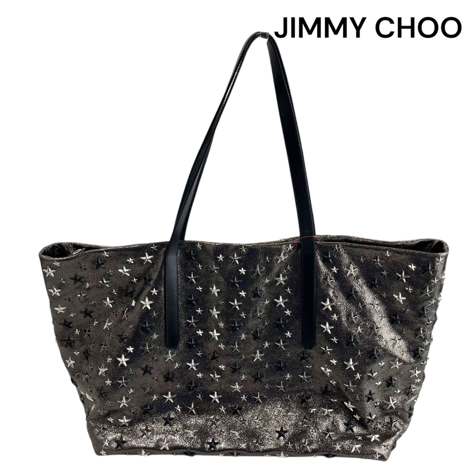 工場直売 美品 ジミーチュウ トート スタースタッズ ピムリコ CHOO JIMMY バッグ