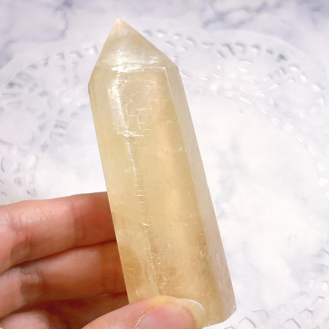 【E12701】ゴールデンカルサイト＊goldenCalcite＊ポイント＊天然石＊パワーストーン