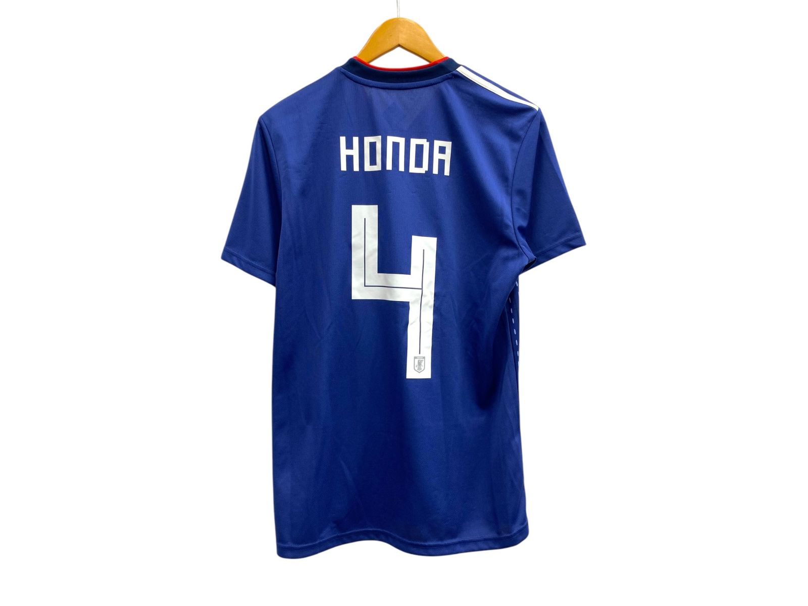 日本代表 ホンダ選手 サッカーシャツ Lサイズ　4番　adidas アディダス サッカー日本代表 ユニフォーム L 半袖 Tシャツ 本田