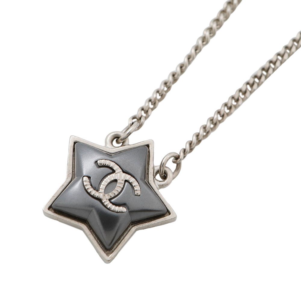 シャネル ネックレス ココマーク スター メタル A17 B CHANEL アクセサリー