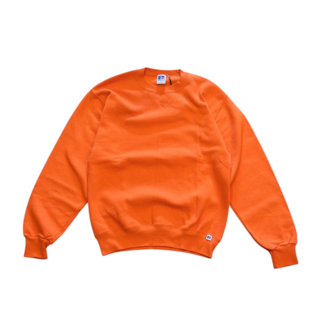 RUSSELL ATHLETIC アメリカ製 サイズM オレンジ クルーネックスウェット