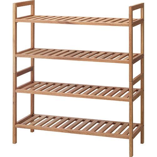 そ102)和製ヴィンテージ 無垢材 本棚 ラック 無印良品風 ナチュラル