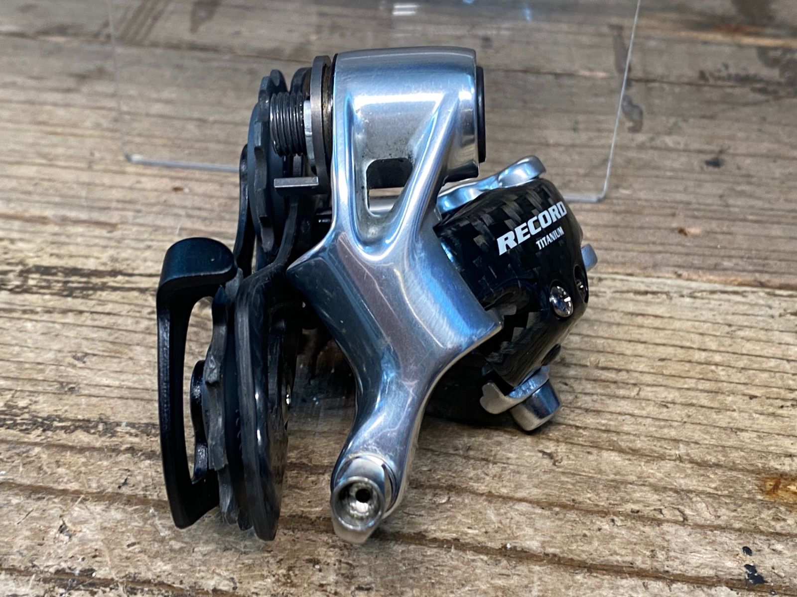 JI981 カンパニョーロ CAMPAGNOLO レコード RECORD TITANIUM リアディレイラー 10S BRIGHTFACE_UK