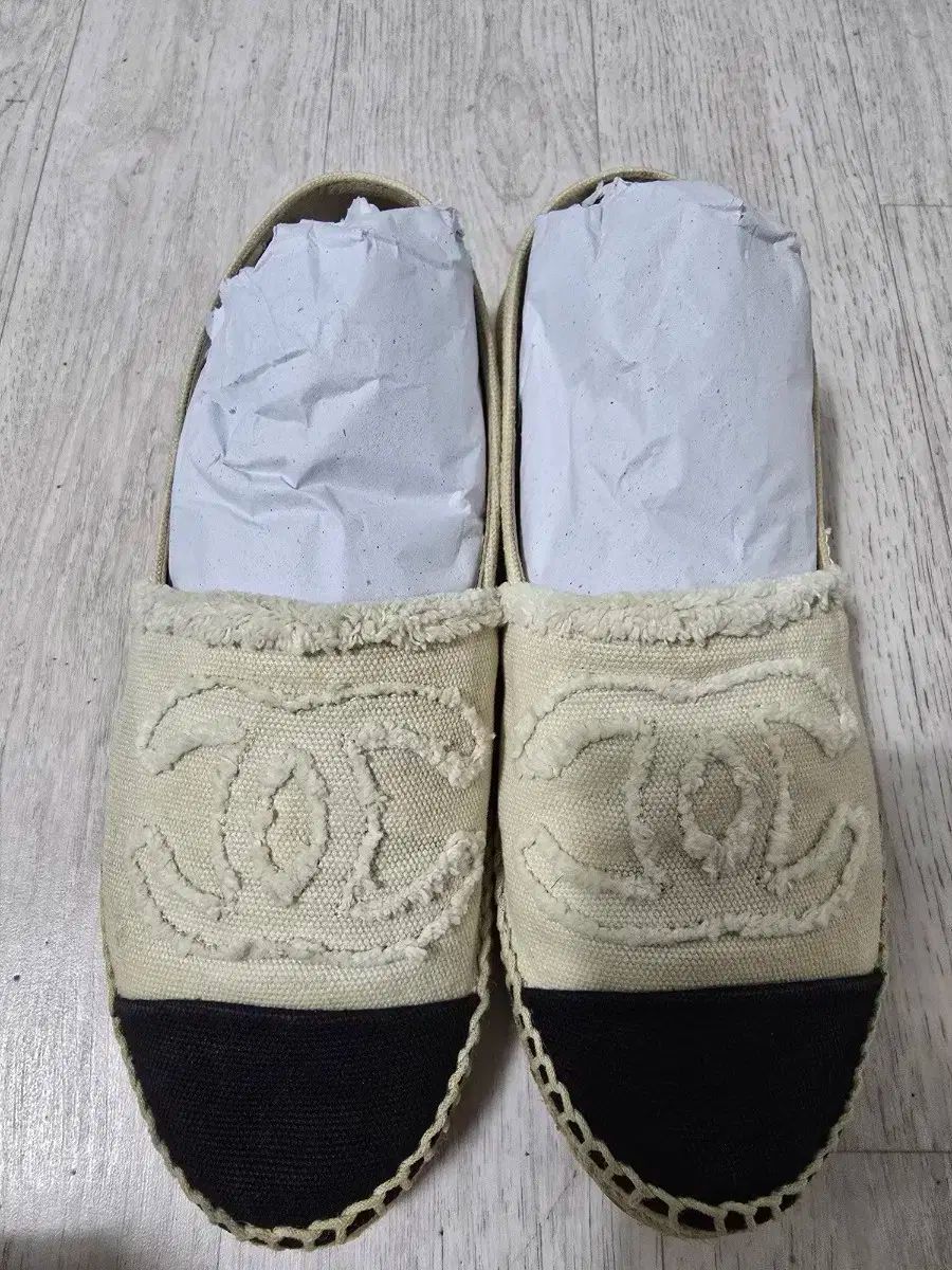 正規品 CHANEL シャネル エスパドリーユ 38 サイズ 名品 レディース スニーカーズ 靴 ローファー