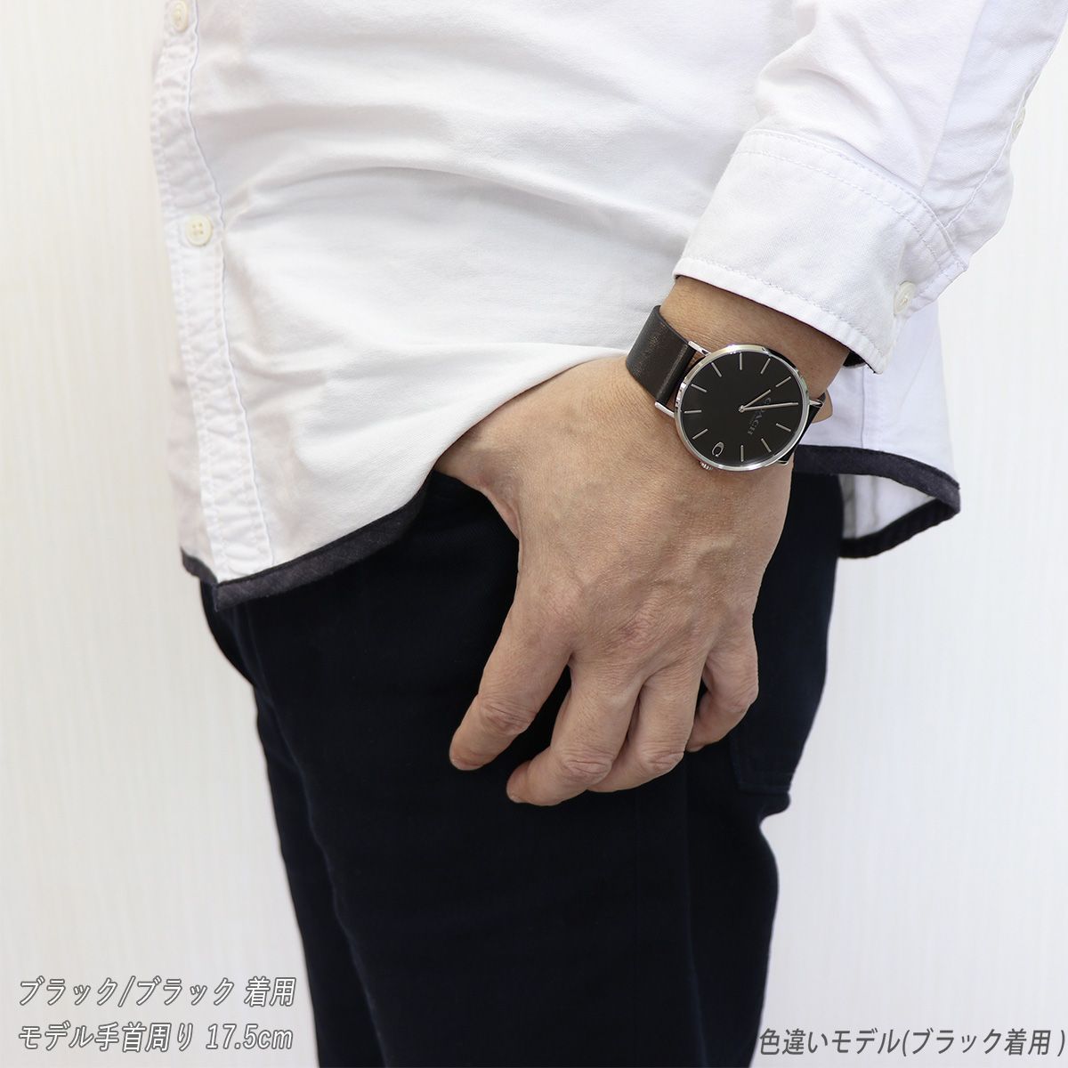 コーチ チャールズ COACH Charles 14602151 ネイビー ブラウン メンズ 