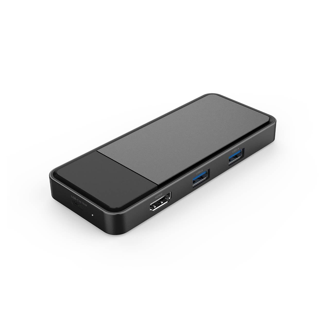 玄人志向 USB & HDMIハブ付き USB3.2Gen2接続 M.2NVMe SSDドライブ